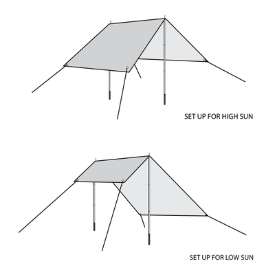 BEACH TENT | PREMIUM BEACH CABANA | Nautical Yellow