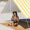 BEACH TENT | PREMIUM BEACH CABANA | Nautical Yellow