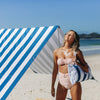 BEACH TENT | PREMIUM BEACH CABANA | Nautical Blue